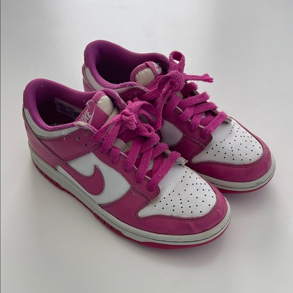 Nike Other - Nike Dunks Kids Pink and White Sneakers